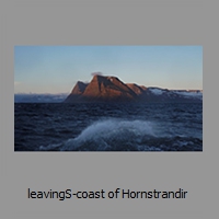 leavingS-coast of Hornstrandir
